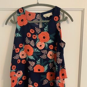 Paper Crown + Rifle Paper Company sleeveless top